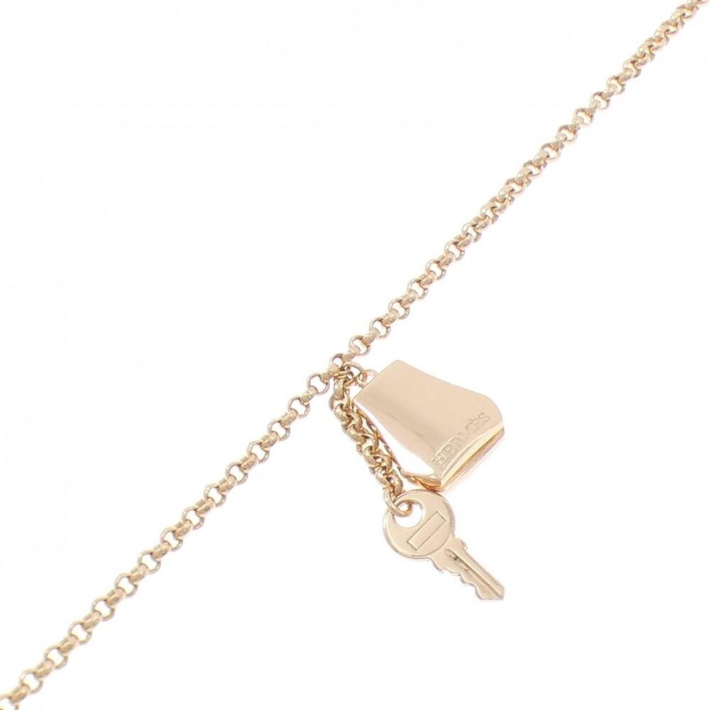 HERMES Gold Charm Bracelet